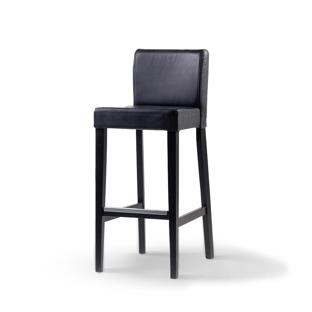 صندلی بار تویا پایه مشکی پارچه سفارشی