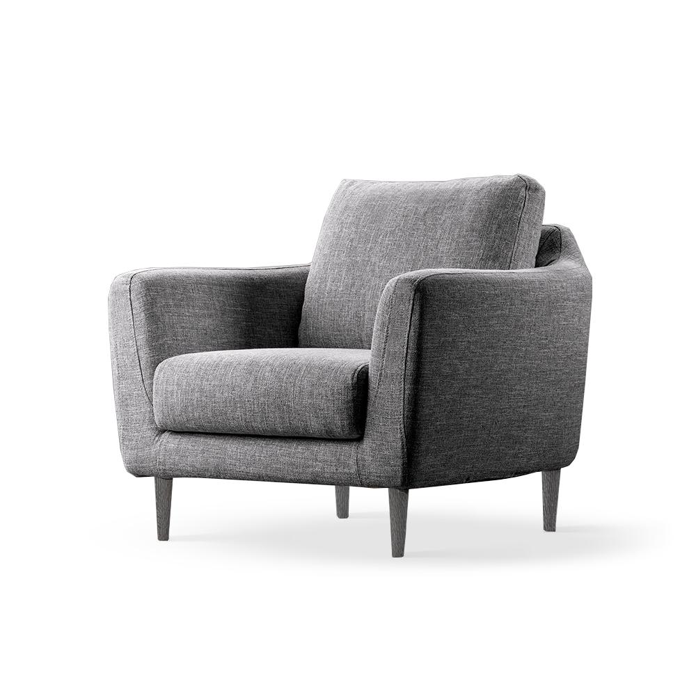 مبل یک نفره کیا پایه خودرنگ پارچه هانا 806