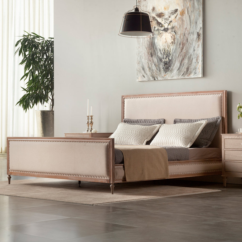 تخت خواب دو نفره سایز 180 تولیکا مدل النا طرح B