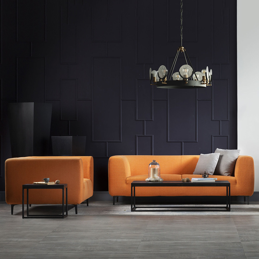 مبل راحتی سه نفره تولیکا مدل رونیکا