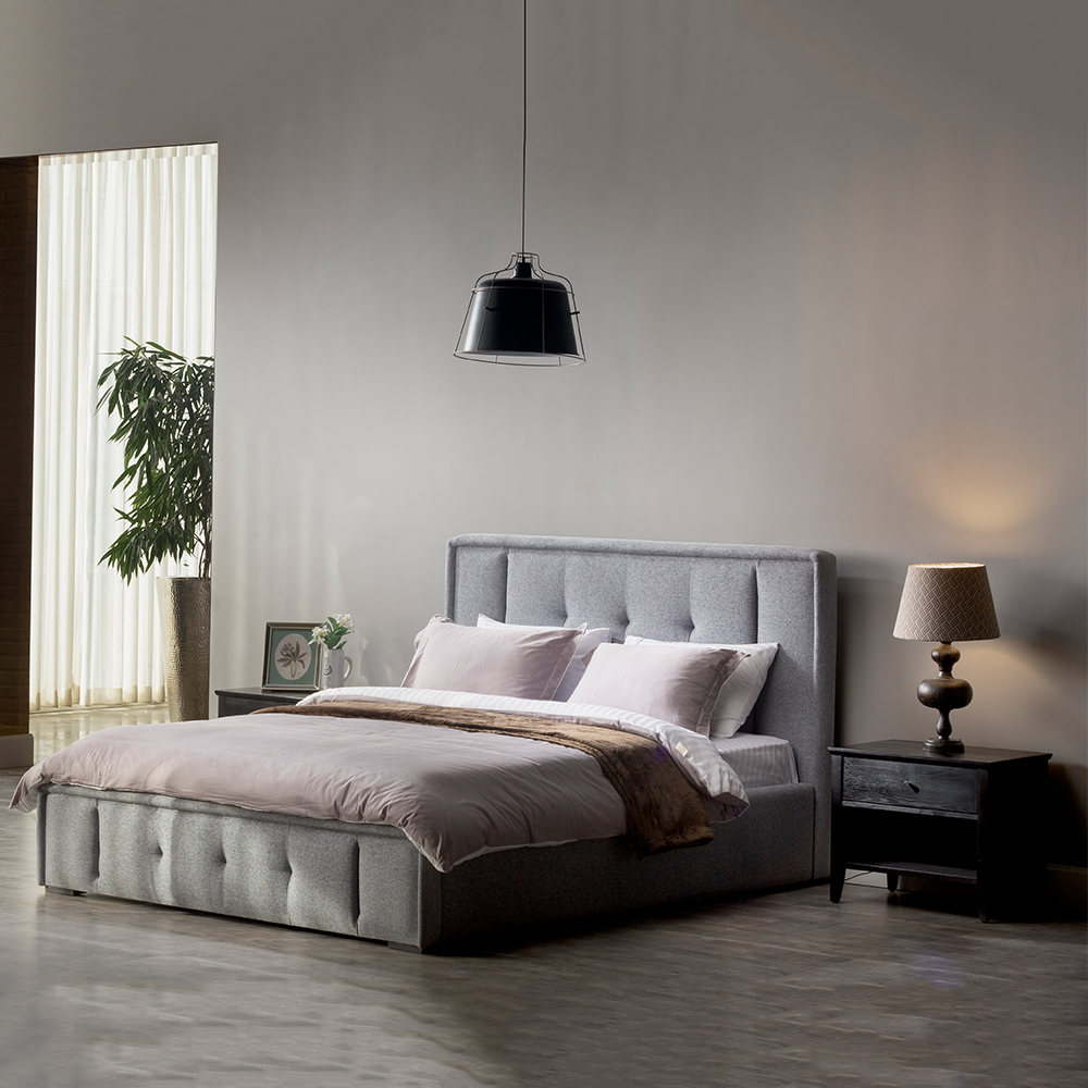 تخت خواب دو نفره سایز 160 تولیکا مدل تویا