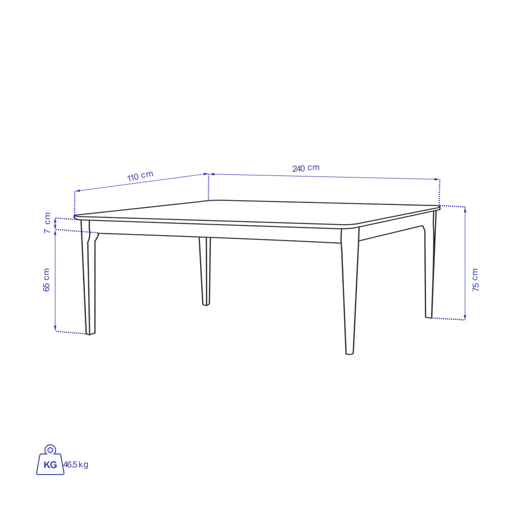 میز نهارخوری 8 نفره تولیکا مدل کیا