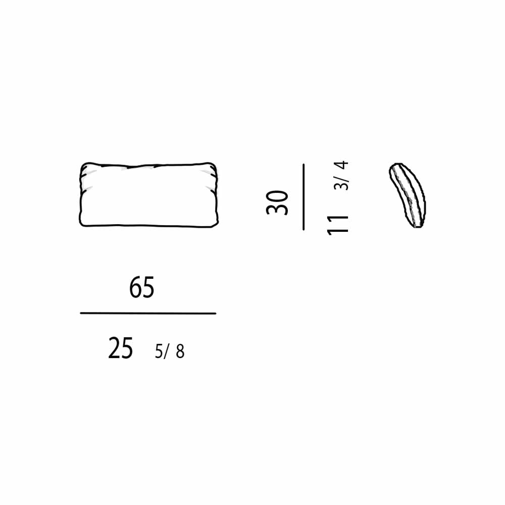 کوسن 30×65 تولیکا مدل دیوانی