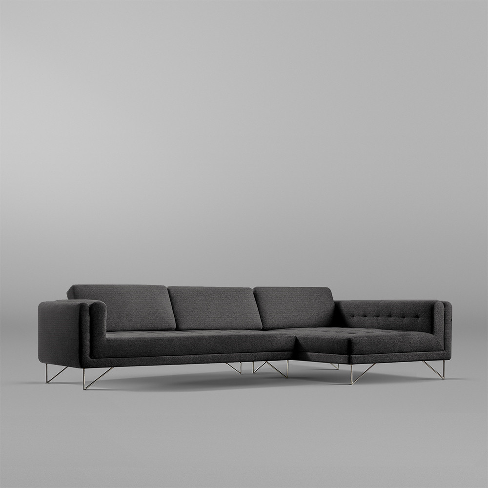 مبل ال راست(از رو به رو)تولیکا مدل رونیکا 